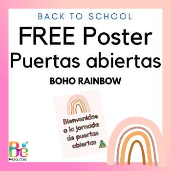 FREE! - Póster de bienvenida a clases para colorear