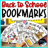 FREE Back to School Reading Bookmarks, Bookmarks to Color 