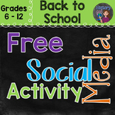 FREE Back to School Social Media Activity