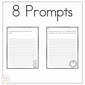 FREE Back to School Story Starters | Finish the Story Writing Prompts