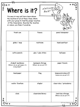 free back to school team building activities by portigo publications