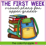 FREE Back to School Visual Plans for Upper Grades