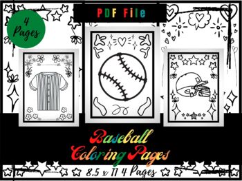 Free Printable Baseball Coloring Pages For Kids