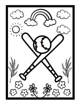Baseball Coloring Pages - Coloring Squared