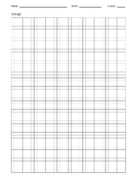 Preview of FREE Basic Graph Paper