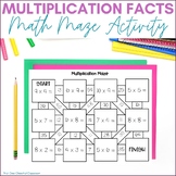 FREE Basic Multiplication Facts Maze Printable Activity