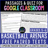 FREE Basketball Arena Paired Texts for Google Classroom (5