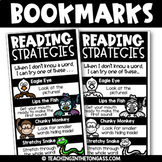FREE Beanie Baby Reading Strategies Bookmarks