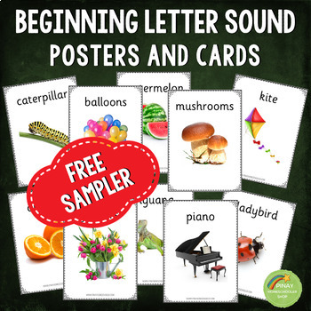 Preview of FREE Beginning Letter Sound Posters (SAMPLER)