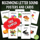 FREE Beginning Letter Sound Posters (SAMPLER)