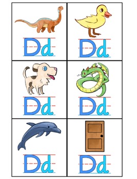 FREE - Beginning Sound - The Letter D by Artful Illustrations | TpT