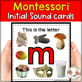Preview of FREE Beginning Sound picture cards | Montessori moveable alphabet activity