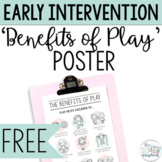 FREE- Benefits of Play Poster for Early Intervention and S