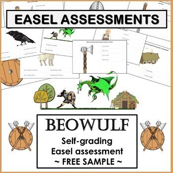 Preview of FREE Beowulf Assessment & Quiz – Characters, Setting, Plot, Main Ideas