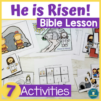 Preview of FREE Bible Lesson & Activities for Easter & Holy Week - Jesus' Resurrection
