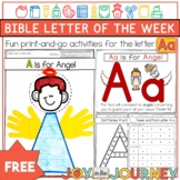 FREE Bible Letter of the Week: A is for Angel