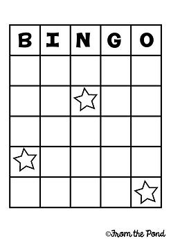FREE Bingo Board - Editable for Any Content by From the Pond | TPT