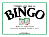 FREE Bingo:  Fractions and Decimals