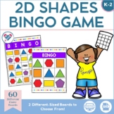 FREE Bingo Game 2D Shapes PRINT AND DIGITAL
