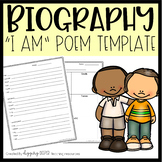 FREE Biography I am Poem Template