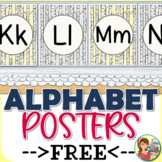 FREE Birch Theme Alphabet A-Z Letters