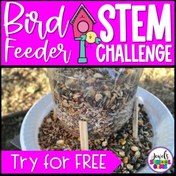 Preview of FREE Bird Feeder Spring and Earth Day STEM Activity & Challenge | Animals Unit