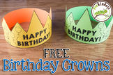 FREE Birthday Crown & Certificate