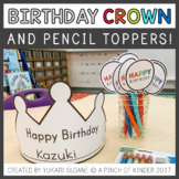 Interactive Birthday Crown & Pencil Topper