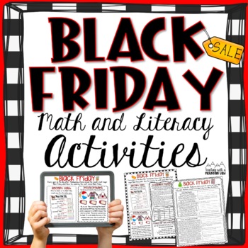 Preview of FREE Black Friday Math and Literacy Activity