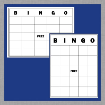 FREE Blank Bingo Boards and Templates by Marianne Ritter | TPT