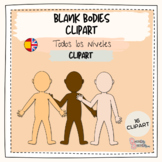 Blank Bodies Clipart / Graphics / Cuerpo humano PNG