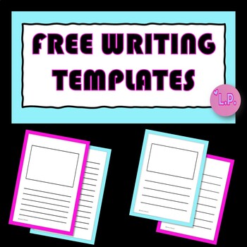 Preview of FREE Blank Writing Template Paper (K-5)