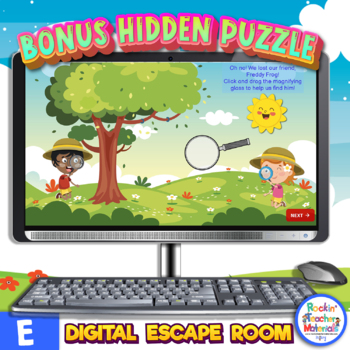 Preview of FREE Bonus Hidden Puzzle from Field Day Fun Digital Escape Room