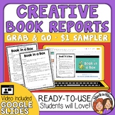 Book Report Projects for Any Book Sampler Instructions Rub