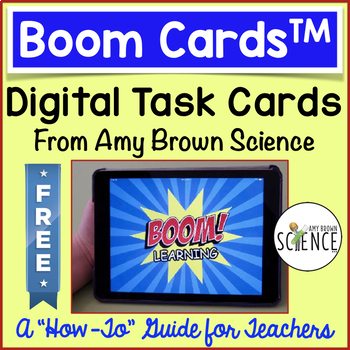 Preview of FREE Boom Cards Teacher Guide