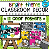 Color Posters | Bright Classroom Theme