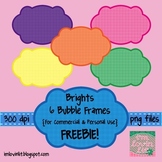 FREE Brights Bubble Frames - Commercial & Personal Use