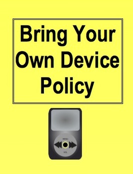 Preview of FREE Bring Your Own Device Policy for Elementary Students 