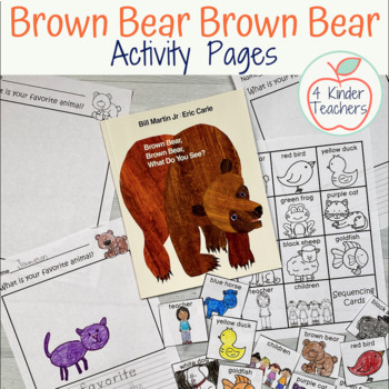 Preview of FREE Brown Bear Activity Pages