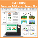 FREE Bug and Insect Preschool Speech Teletherapy Lesson Pl