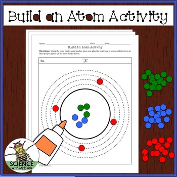 Preview of FREE Build an Atom Activity with a Hole Punch and Glue