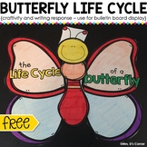 FREE Butterfly Life Cycle Craftivity and Writing Response
