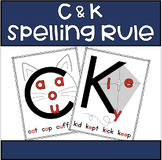FREE - C & K Spelling Rule Poster