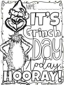 grinch and coloring pages