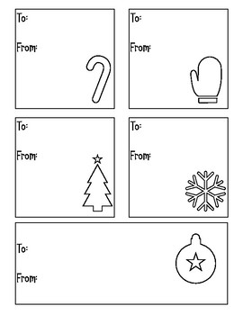 FREE CHRISTMAS GIFT TAGS by The Book Built Home | TpT