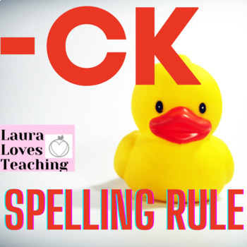 Preview of FREE CK Spelling Rule Orton Gillingham