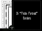 FREE COMMERCIAL USE: "Petite Portrait" Frame Borders