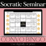 FREE CONVO BINGO : A Socratic Seminar Bingo game with acco