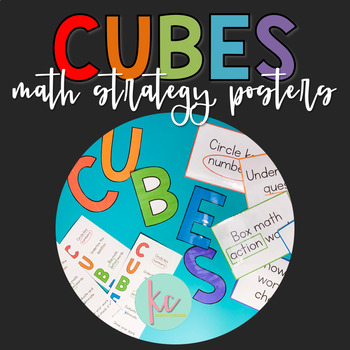 Preview of FREE CUBES Math Strategy Posters