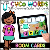 FREE CVCe Words Long U Digital Task Cards | Boom Cards™ | 